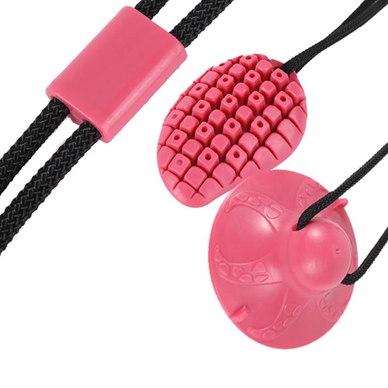 Leakage Food Dog Toy for Chewing Teething Suction Cup Pet Elastic Rope Slow Feeder Toy for Indoor Dogs Stress Relief