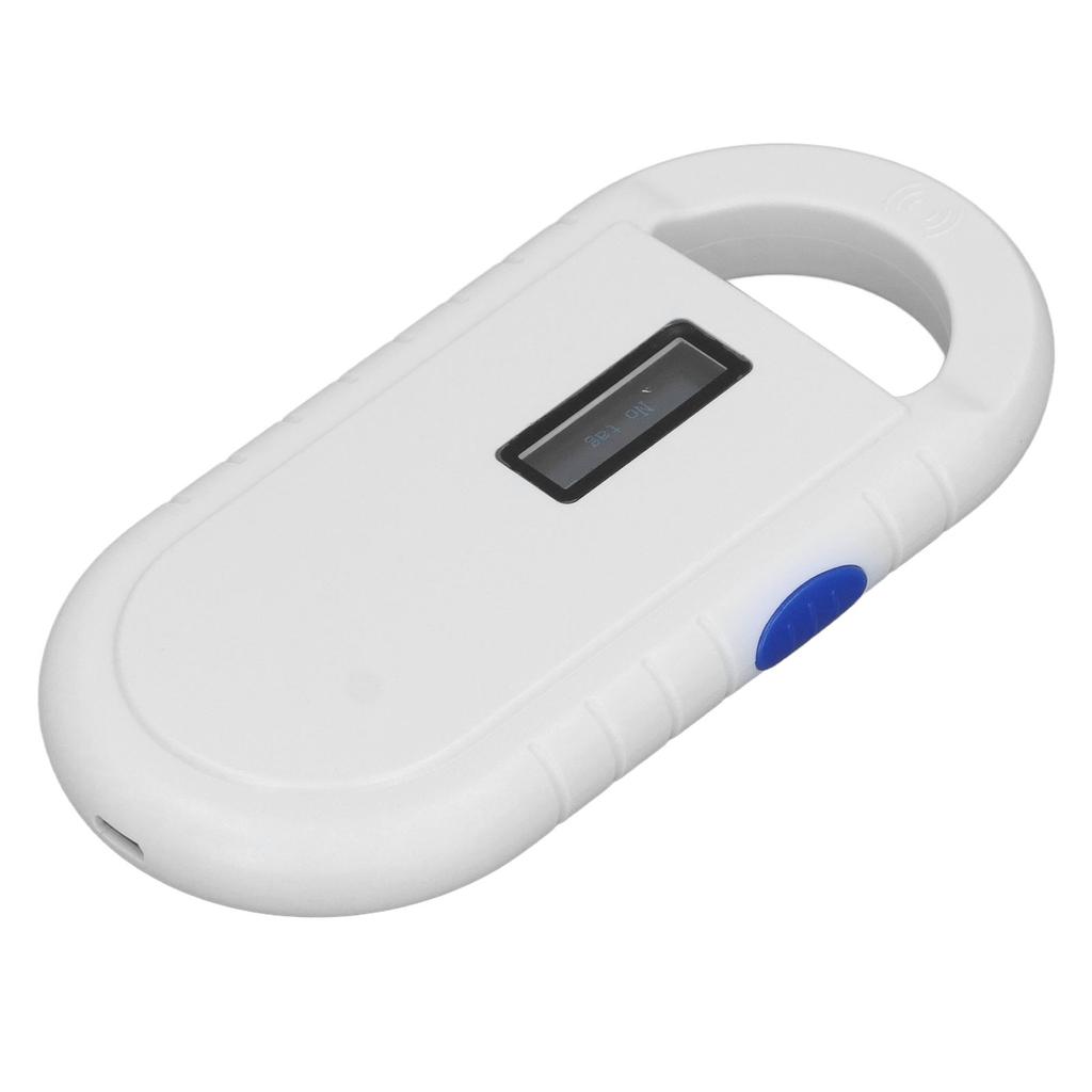 Haustier-Mikrochip-Lesegerät, wiederaufladbar, 134,2 K, 125 kHz, Handheld-Tierchip-ID-Tag-Lesegerät, Scanner für ISO