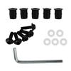 CNC Bolt Screw Kit Aluminum+plastic Black Fairing Screen Motorcycle