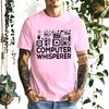 Computer Whisperer IT Tech T-Shirts,Computer Nerd Engineer Shirt,Science T-Shirts,Men's Tee Tops Clothing Short Sleeve Clothes