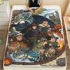 How to Train Your Dragon Warm Cozy Flannel Blanket Printed Design for Home Bed Sofa Couch Travel Picnic Comfortable Throw -xia58