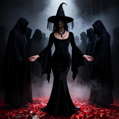 Kostium Gotyckiej Wiedźmy Damski Halloween Cosplay Czarna Długa Sukienka Panna Młoda Wampira Motyw Nietoperza Fantazja Strój do Odgrywania Ról