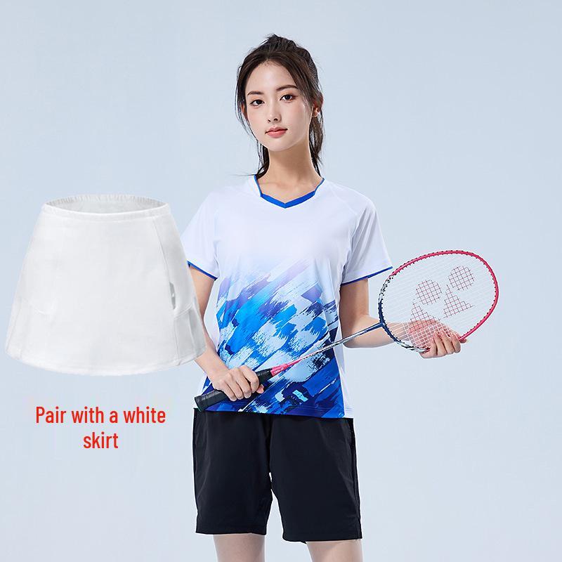 Guangzhou Quick-Dry Badminton & Table Tennis Training Short Sleeve Uniform for Men & Women