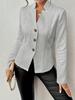 Long Sleeve Plus Size Woman Causal Loose Autumn Spring Vintage Blazer Jackets for Women Coat