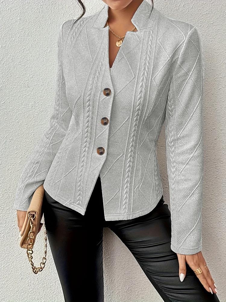 Long Sleeve Plus Size Woman Causal Loose Autumn Spring Vintage Blazer Jackets for Women Coat