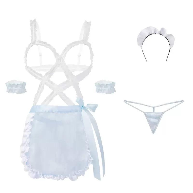Sex lingerie sexy cute maid uniform pure desire flirting free pajamas qqny seduction suit