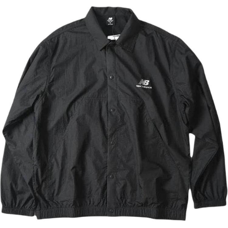 New Balance Jackets Men s Black Lapel Moderate Other AMJ23301-BK M