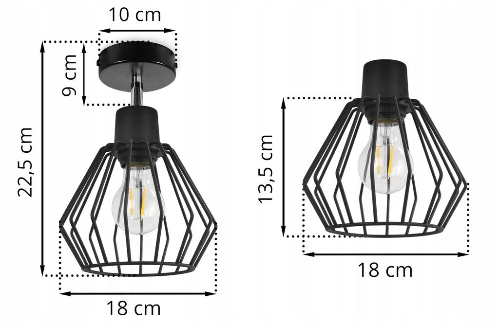 CEILING WALL LAMP METAL WIRE LAMP LED