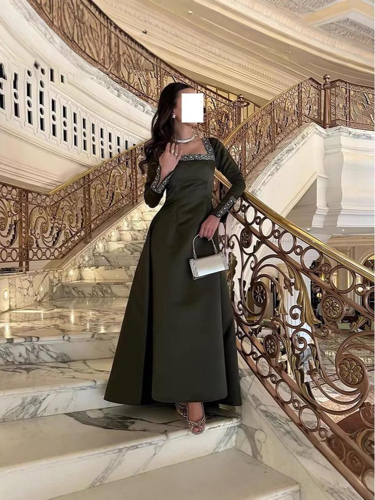 2024 Autumn Middle East Evening Party Dress: European & American Style