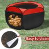 Chick Brooder Box Oxford Cloth Foldable Chicken Brooder with Storage Bag Double Door Chicken Starter Kit for Cats Dogs Rabbits