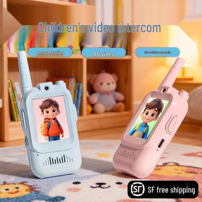 Kids' Wireless Video Intercom Toy - Rechargeable Gift for Boys & Girls