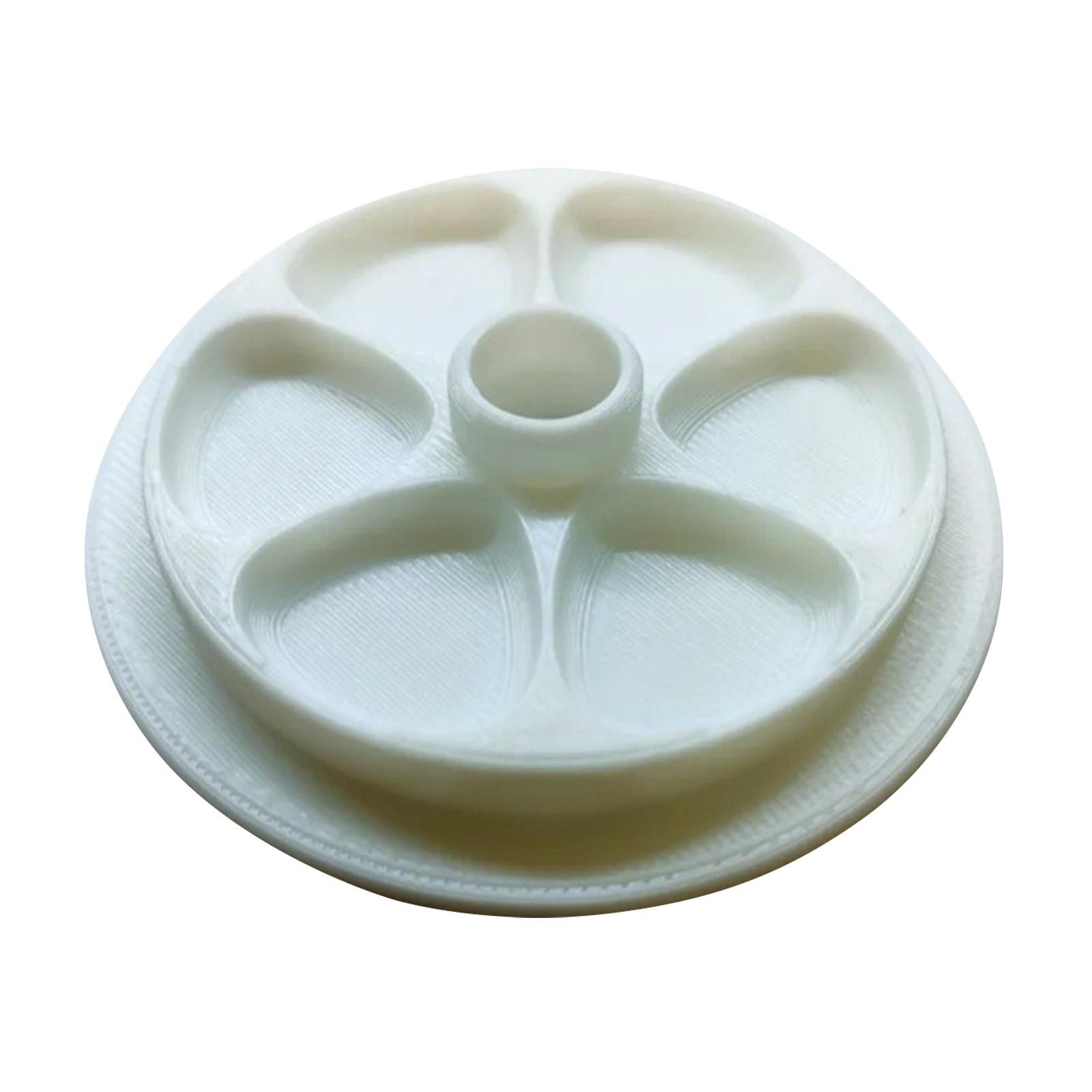 

6-секционный цвет без пластиковой крышки, цвет без крышки, подходит для палитры для смешивания акварели для художников One Size