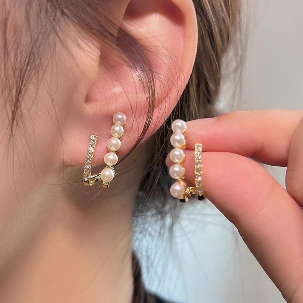 Cercei cu perle Cercei de damă de înaltă calitate