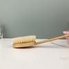 Charming Long Handle Detachable Natural Boar Bristles Bath Brush Exfoliating Massage Back Scrubber Dry Brushes for Skin Product