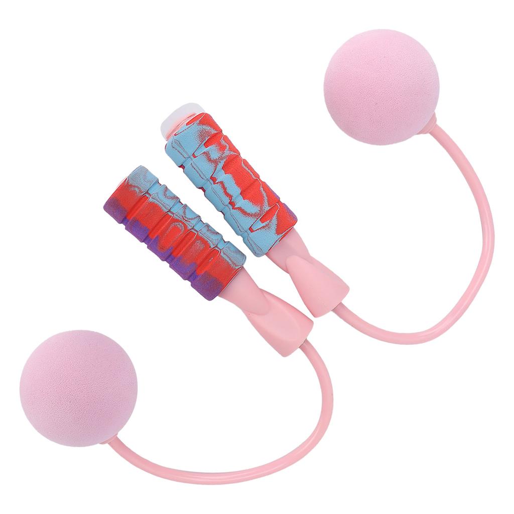 Ropeless Jump Rope Fitness Sports Training Fat Burning Cordless Jumping Rope (Pink)