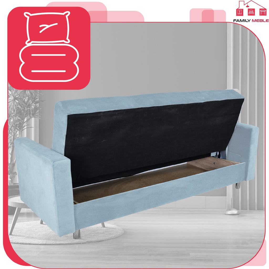 Sofa Sofa Alicja Sofa Bed Bonell Bed Family Furniture Blue