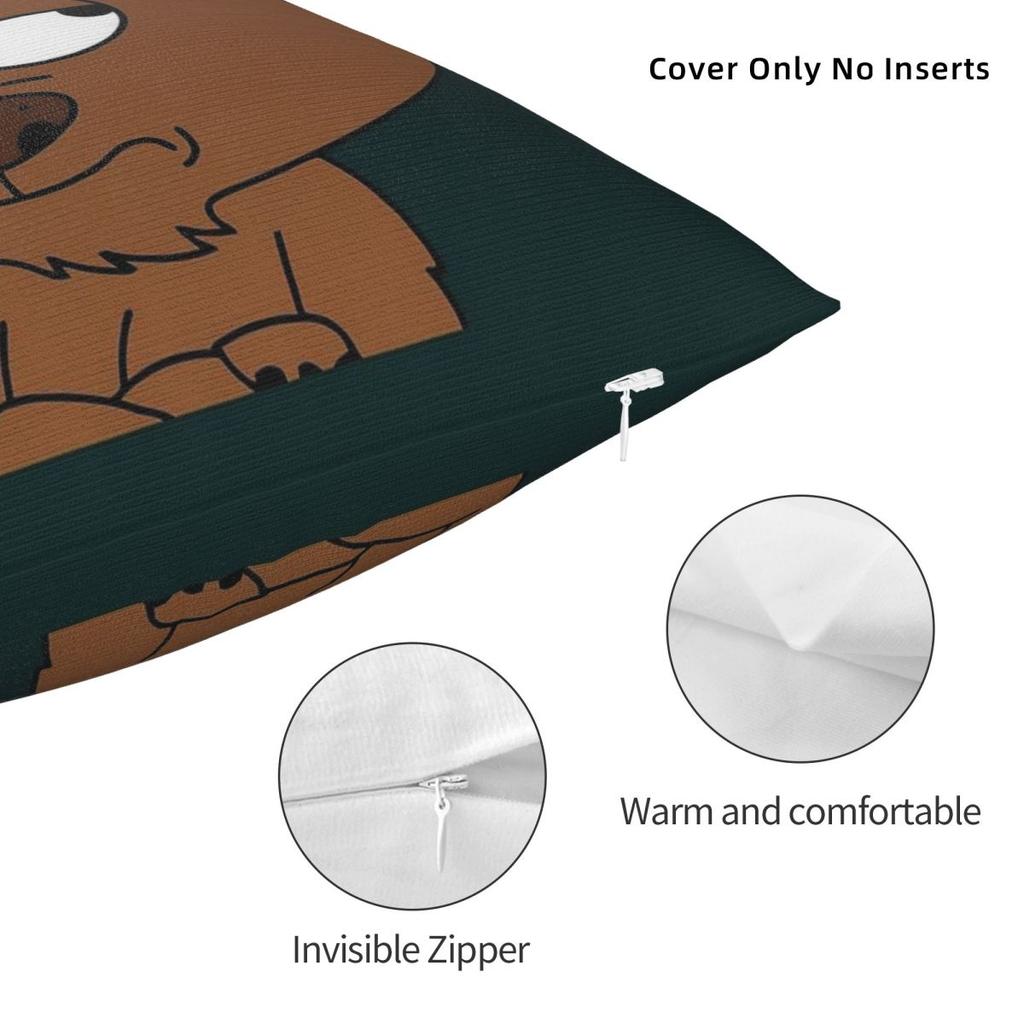 Brickleberry Malloy Pillowcase Polyester Linen Velvet Pattern Zip Decor Pillow Case Car Cushion Case 45x45