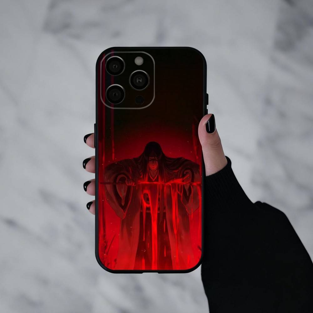 R-Retsu Unohana B-Bleachs Phone Case For iPhone 17pro,16,15,14,13,12,11 Plus,Pro Max,XS,Soft Silicone Black Cover