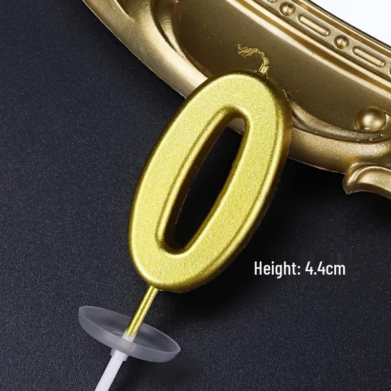 Gold Number 20 Birthday Cake Candles for Children s Parties - Dessert Table Decorations