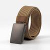 mling Men's No-Hole Tactical Canvas Belt