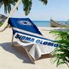 Beach Towel with Sigma Olomouc Czech Club Crest, Quick Dry Lightweight, Ultra Soft Absorbent, for Vacation Pool Gift