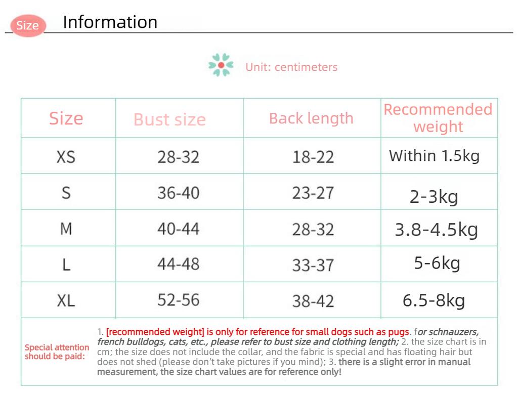 Dog Fragrance Coat Pet Clothes Autumn Winter Velvet Thickened Warm Vest ForDog Cat Pink Fragrant Flower Pearl Sleeveless Clothes