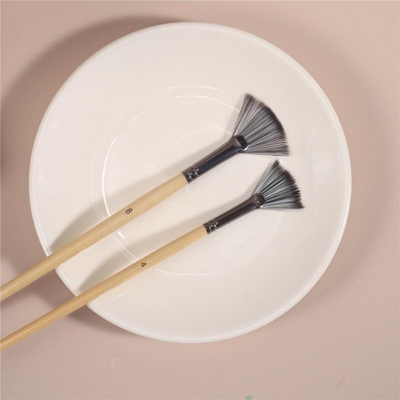 24x Acrylic Painting Brushes Scraper with Cloth Bag Artist Paintbrushes for Canvas Kid Adult Drawing Art Craft Supplies