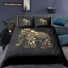 Elephant Bedding Sets Boho Style Luxury 3D Print For Kids Adults Teens Ganesha Duvet Cover Set Queen Size Polyester Bedding Set