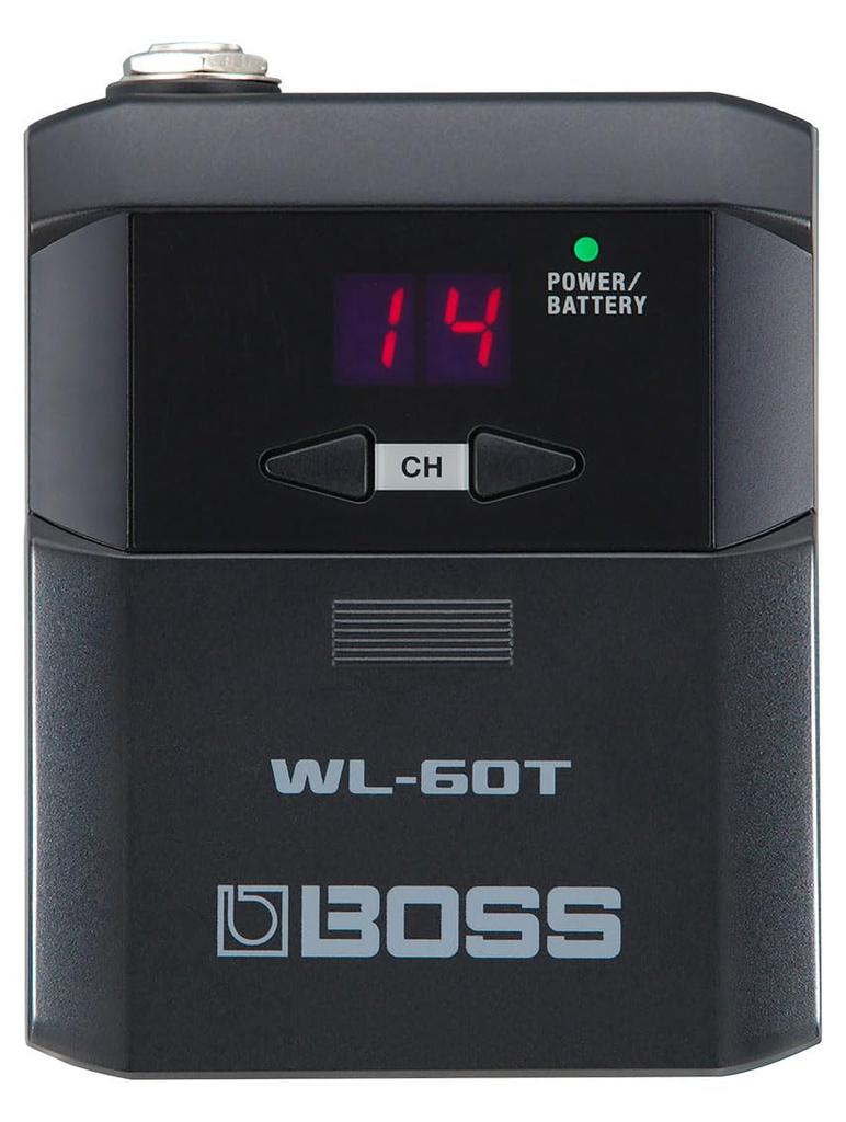 BOSS Guitar Wireless System with Large LCD Display and Design for Stable Signal Transmission WL-60 Pedal-Type