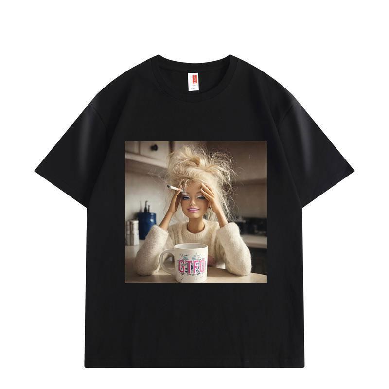 

Funny Doll Face Meme Graphic T Shirts Men Women Clothing High Quality Fashion T-shirts Summer Loose Short Sleeve T-shirt S