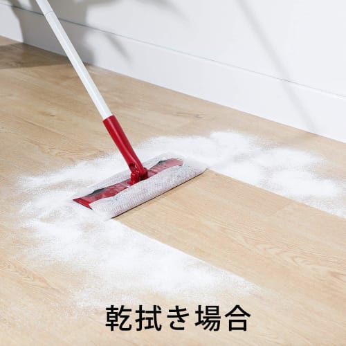 Eyliden Floor Wiper, Floor Mop, Red, Joint Type, Cleaning Tool, Floor Wiper, Cleaning Sheet, Pack of 10 Dry Sheets