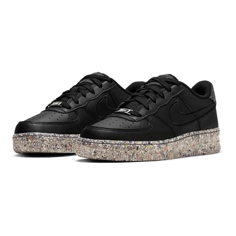 (GS) Nike Air Force 1 'Recycled Wool Pack - Black' Kids' DB2813-001