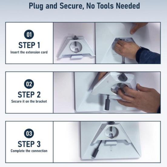 Male Female Waterproof Adapter Cable D-C Male Female Power Connector RV Boat Mobile Device for StarLink