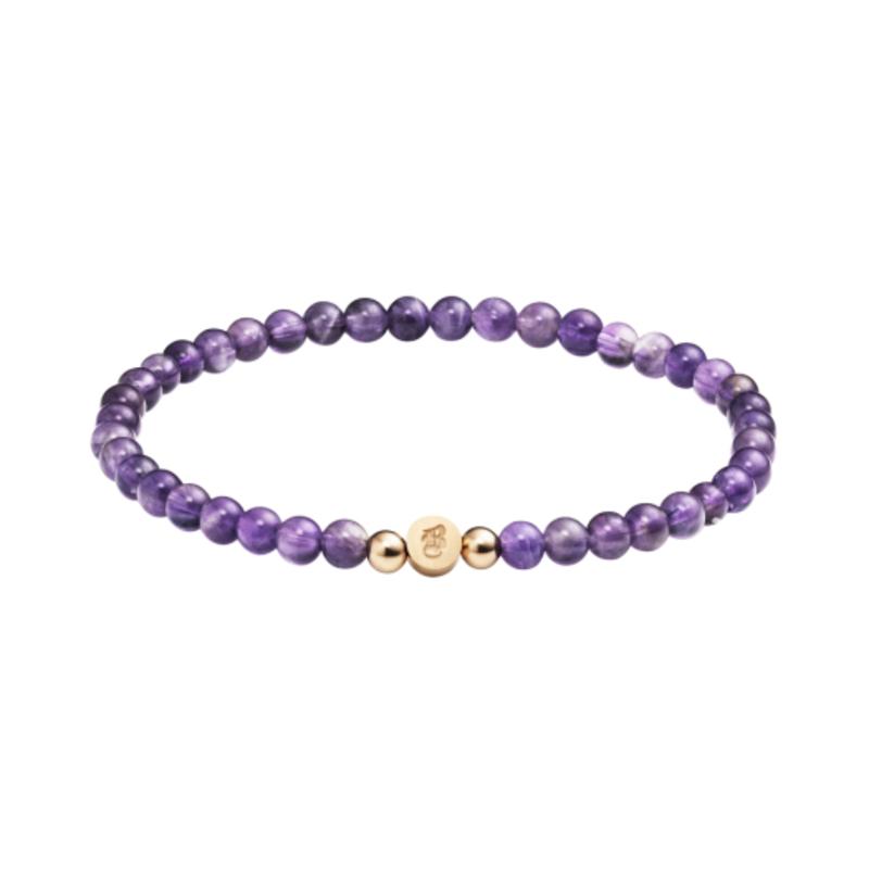 JACQUES du MANOIR JJG00306 Amethyst Gemstone Bracelet