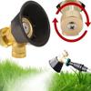1PC Brass/Alloy Nozzle Agricultural Atomization Adjustable Nozzle Black Whirlwind Agricultural Sprinkler Head Garden Tool