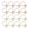 100Pcs Cute Paper Clips  Style Anti Slip Sturdy Electroplated Metal Fancy Paperclips for Family 