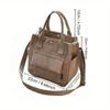 Fashionable Corduroy Shoulder Bag, Multiple Pockets, Professional Dry Cleaning Safer - Daily Casual Multifunctional Waist Bag