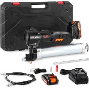 VEVOR Cordless Grease Gun, 20-Volt, 10,000 PSI, 39" Long Hose