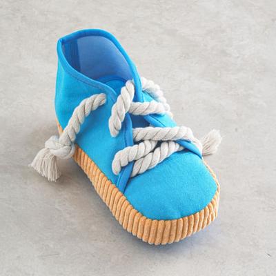 [Pet] Sneakers Shaped Plush Toy Blue