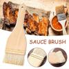 Pastry Oil Brushes with Wooden Handle Multifunctional Food Brushes for Cooking Oil Butters