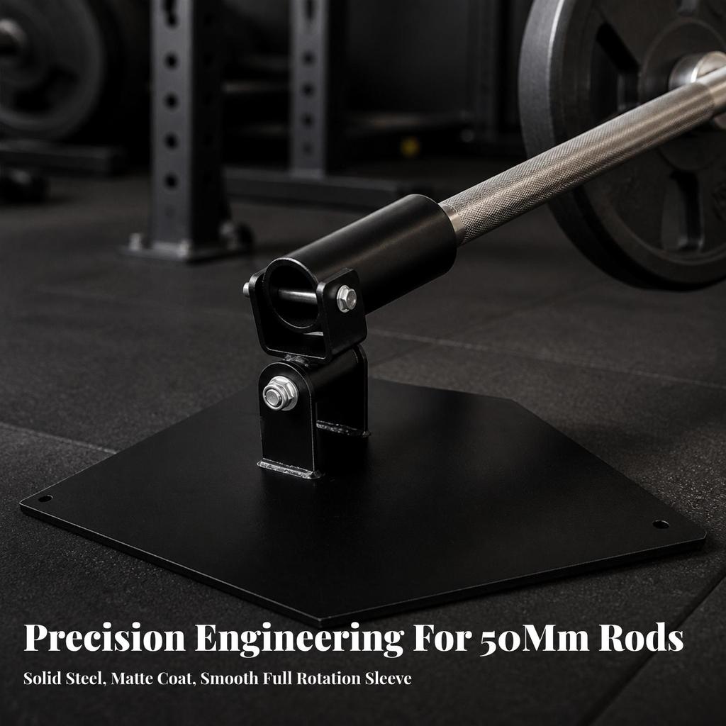 Landmine Barbell Attachment Non-Slip with Base Plate