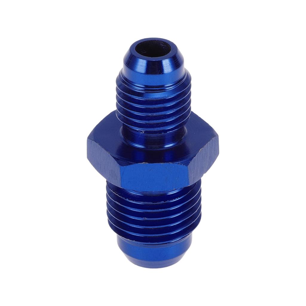 A ABSOPRO Female Flare Reducer Hose Fitting Adapter AN4 AN6 Fuel Line Connector Aluminum Blue