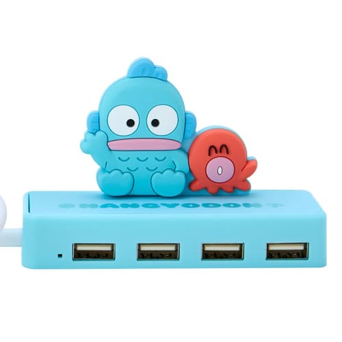 Sanrio (SANRIO) Sanrio Hub USB Slim Hangyodon Demi-Poisson HANGYODON 6 x 9,5 x 3 cm Personnage 327514 SANRIO