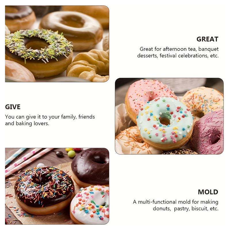A20F-Donut Mold Set, Dough Tool Mold, Plastic Donut Cutter, Baking Tools, Home Kitchen Accessories
