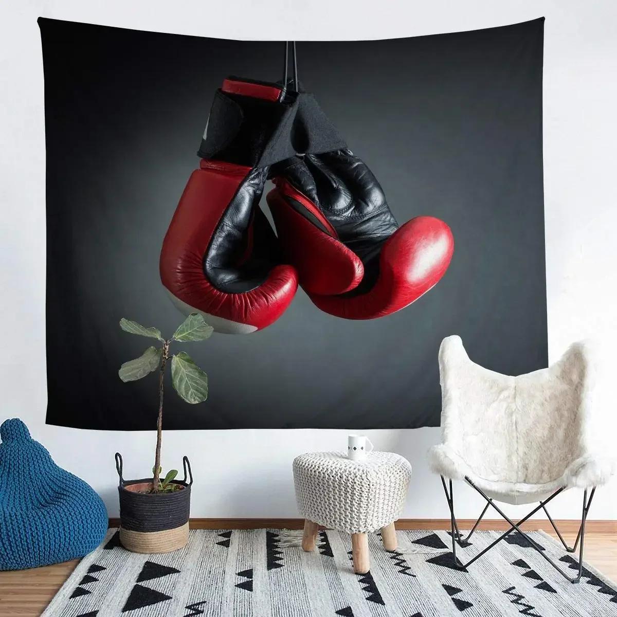 

Boxing Tapestry Wall Hanging Sports Theme Tapestry for Kids Boys Girls Boxing Gloves Pattern Tapestry for Bedroom Living Room 74x94cm(29x37in)