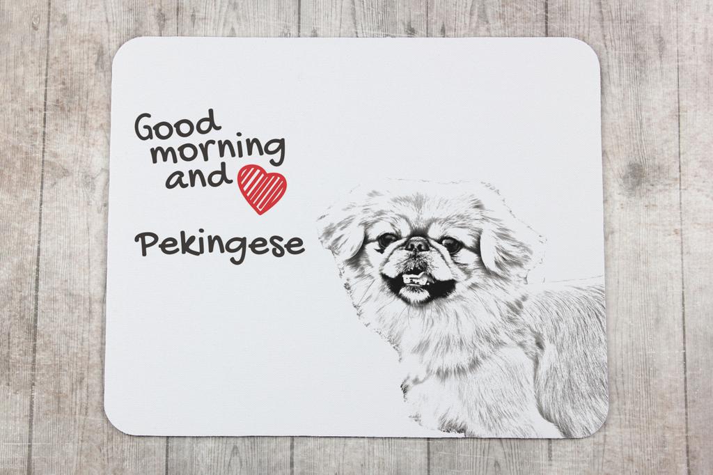 Pekingese, Pekinese, Peke - mouse pad with print, personalized dog-themed mouse pad, unique gadget for an office worker by Art-Dog brand