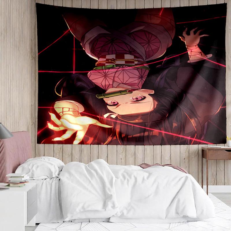 1PC Anime Samurai Warrior's Journey K-pop music group Tapestry Accessories for Bedroom,Livingroom, dormitory Room Wall Decor Fan Birthday Gifts