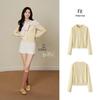 Semir Chen Duling Women's 2025 Winter Embroidered Short Knit Cardigan