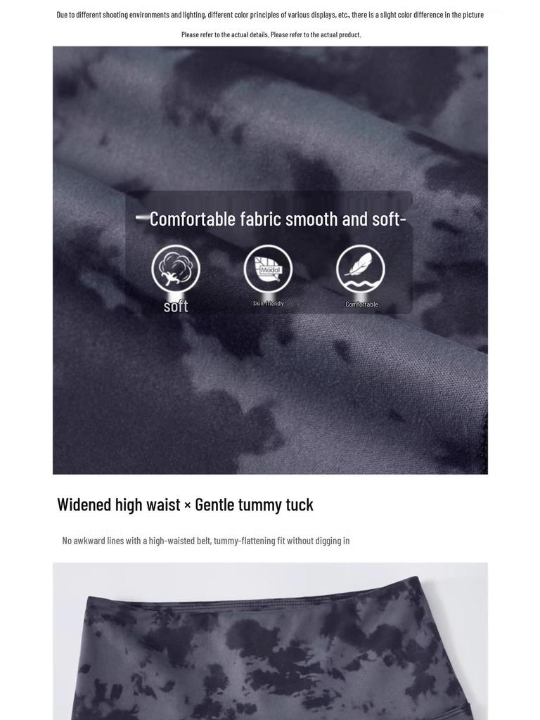 Women's High Waist Tie-Dye Yoga Leggings – Quick-Drying, Hip-Lifting Fitness Pants for Pilates and Training