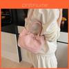 Sac plissé en PU pour femme Mode d'été Minimaliste Sac à dos avec fermeture magnétique